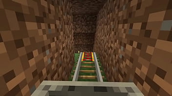 Here's my fast subway in an attempt to rizz a minecraft girlfriend