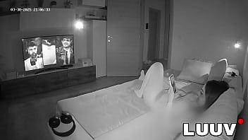 Luuv on their home camera kelly's anticipation as she waited for him from the shower wanting sex with him