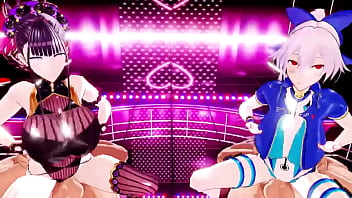 和好姐妹展开性爱比拼