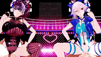 和好姐妹展开性爱比拼