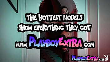 Big boobed nude babe shows something special for her fans