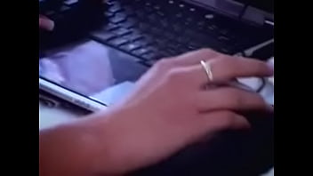 Angelica is a tech savvy girl and uses her computer for a threesome