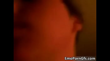 Nasty brunette emo gets pounded up her