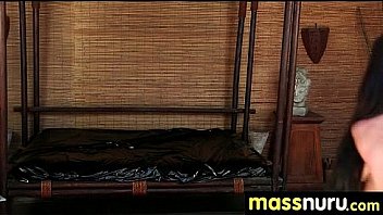Nuru massage ends with a hot shower fuck 13
