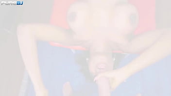 Pure bj busty ebony sirena sloppy deepthroat and mouth fuck 1080