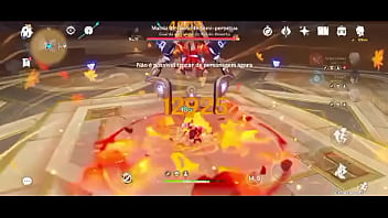 Alerchinno estourando boss triângulo