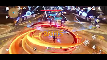 Alerchinno estourando boss triângulo