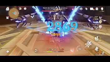 Alerchinno estourando boss triângulo