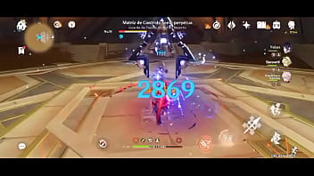 Alerchinno estourando boss triângulo