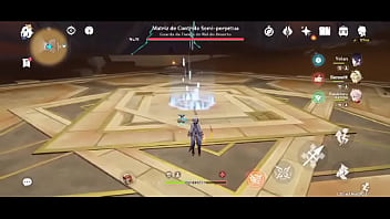 Alerchinno estourando boss triângulo