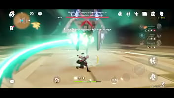 Alerchinno estourando boss triângulo