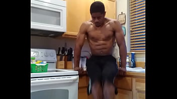 Cum denial long cock stroke