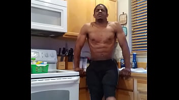 Cum denial long cock stroke