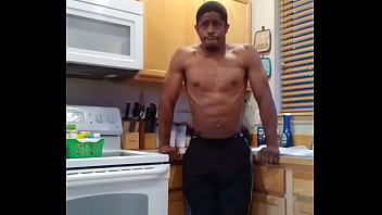 Cum denial long cock stroke