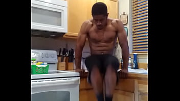 Cum denial long cock stroke