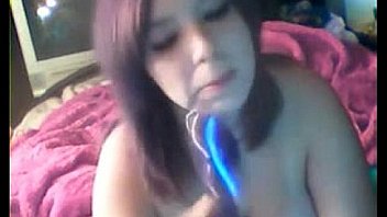 Young big tit babe masturbates on webcam