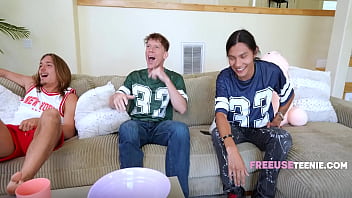 Sharing my teen step sis with the whole team