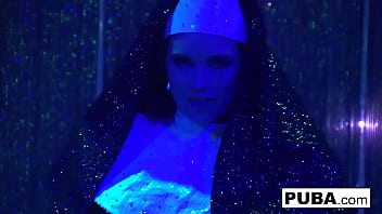 Hot redhead fucks herself