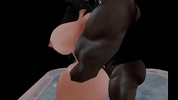 Fucking her in the bathroom