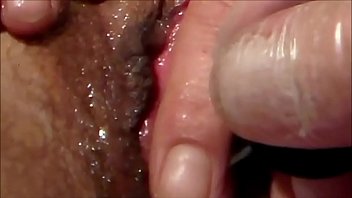 Dripping wet pussy teased with toys