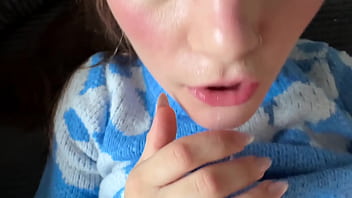 Tiny step daughter gives her pussy to old man