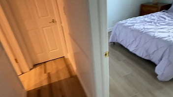 Tiny step daughter gives her pussy to old man