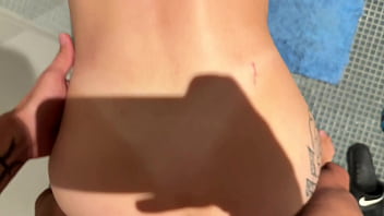 Hot creampie in my roommate's pussy