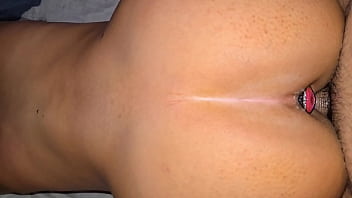 Doggystyle plug anal en mi culo sexo anal