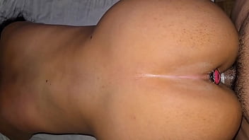 Doggystyle plug anal en mi culo sexo anal