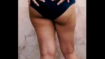 Step cousin sister masturbating in bathroom waiting for my dick