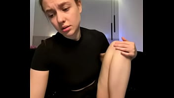 Fingering pink virgin pussy