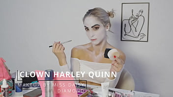 Harley quinn makeup tutorial by miss daisy diamond for halloween