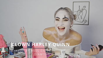 Harley quinn makeup tutorial by miss daisy diamond for halloween