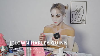 Harley quinn makeup tutorial by miss daisy diamond for halloween
