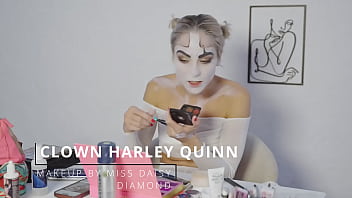 Harley quinn makeup tutorial by miss daisy diamond for halloween