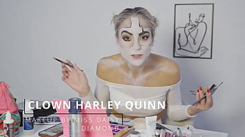 Harley quinn makeup tutorial by miss daisy diamond for halloween