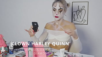 Harley quinn makeup tutorial by miss daisy diamond for halloween