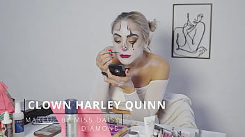 Harley quinn makeup tutorial by miss daisy diamond for halloween