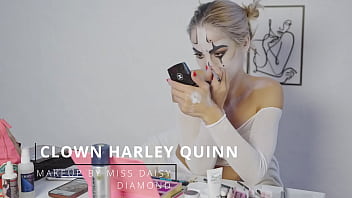 Harley quinn makeup tutorial by miss daisy diamond for halloween
