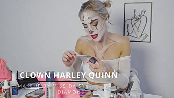Harley quinn makeup tutorial by miss daisy diamond for halloween