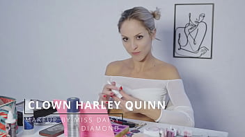 Harley quinn makeup tutorial by miss daisy diamond for halloween