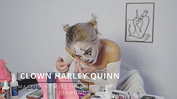 Harley quinn makeup tutorial by miss daisy diamond for halloween