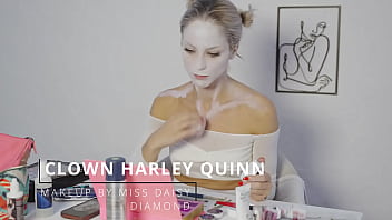 Harley quinn makeup tutorial by miss daisy diamond for halloween
