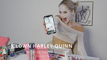 Harley quinn makeup tutorial by miss daisy diamond for halloween
