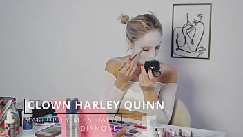 Harley quinn makeup tutorial by miss daisy diamond for halloween Harley quinn makeup tutorial by miss daisy diamond for halloween
