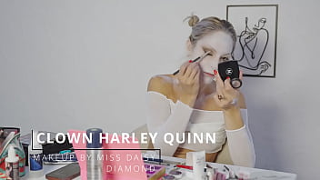 Harley quinn makeup tutorial by miss daisy diamond for halloween