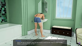 Horny stepsister sneaks into bathroom & sucks me off 3d hentai animated porn milfy city
