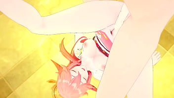 Yae miko takes in so much pleasure in her tight pussy genshin impact sex compilation