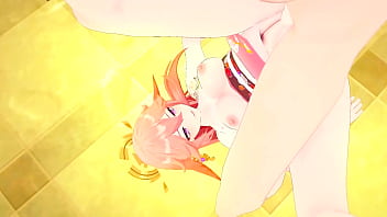 Yae miko takes in so much pleasure in her tight pussy genshin impact sex compilation