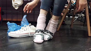 Two pairs of socks and sweaty feet